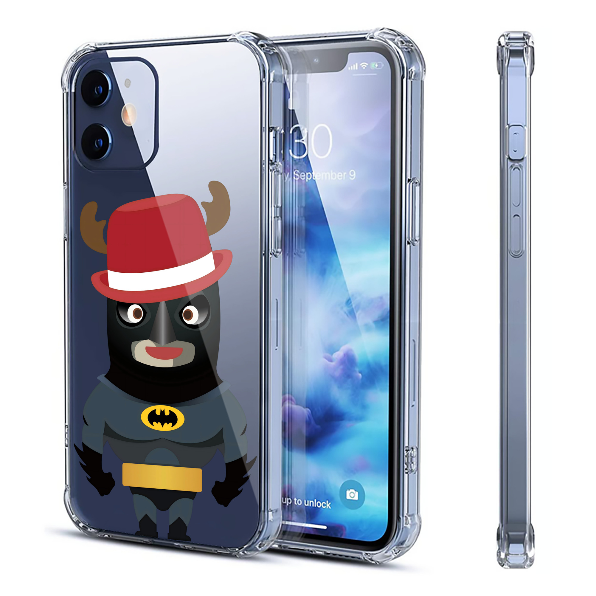 （画像用） アベンジャーズ The Avengers 【iPhone 12シリーズ対応】透明スマホケース（クリアソフトケース）